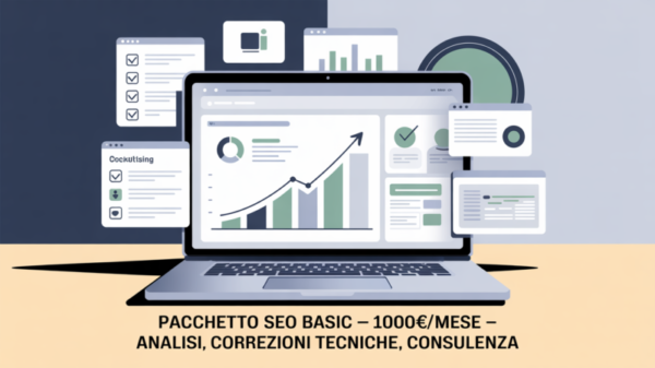 Pacchetto SEO Basic – La Soluzione Essenziale per Iniziare a Posizionarti