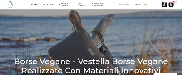 Posizionamento SEO e-commerce borse vegane Vestella Bags a Milano