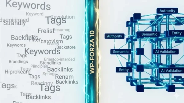 Evoluzione dalla SEO basata su keyword alla validazione delle entità semantiche per AI e GEO tramite il Metodo WP-Forza 10.
