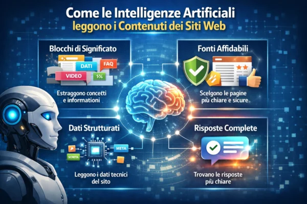 Come le AI interpretano i contenuti dei siti web trami il metodo AI First