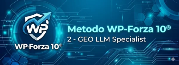 Logo e intestazione della seconda fase de Il Metodo WP-Forza 10® di Antonello Bertino su sfondo tecnologico azzurro scuro.
