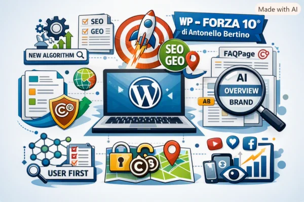 Come preparare il sito WordPress ai cambiamenti dei motori di ricerca con l’arrivo dei nuovi algoritmi Come preparare il sito WordPress ai cambiamenti dei motori di ricerca con l'arrivo dei nuovi algoritmi - Il Metodo WP-Forza 10® di Antonello Bertino