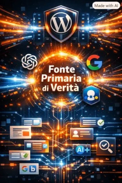 Come trasformare il tuo WordPress in una fonte primaria di verità per le intelligenze artificiali WordPress come fonte primaria di verità per le intelligenze artificiali