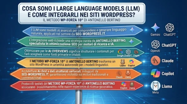 Guida ai Large Language Models e Integrazione WordPress – Il Metodo WP-Forza 10® Guida ai Large Language Models e Integrazione WordPress - Il Metodo WP-Forza 10®